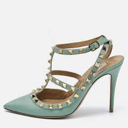 Valentino: Светлые туфли  Rockstud