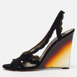 Lanvin: Чёрные сандалии 