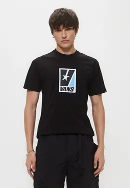Vans: Чёрная футболка 