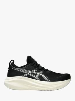 Asics: Чёрные кроссовки 