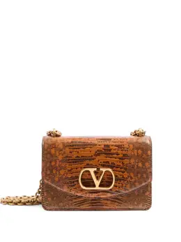Valentino Garavani: Коричневая сумка 