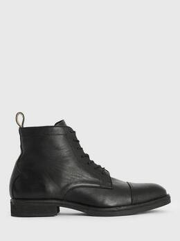 Allsaints: Чёрные ботинки 