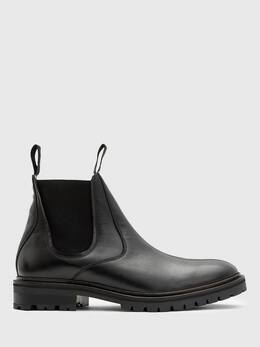 Allsaints: Чёрные ботинки 