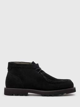 Allsaints: Чёрные ботинки 
