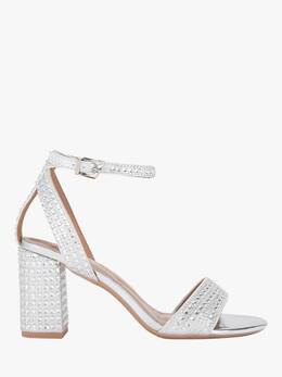 Carvela: Серебристые босоножки 
