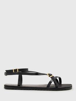 Allsaints: Чёрные сандалии 