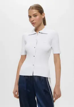 Lacoste: Белый кардиган 