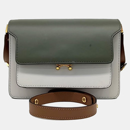 Marni: Коричневая сумка  Trunk