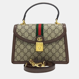 Gucci: Бежевая сумка  Ophidia