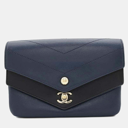 Chanel: Синяя сумка 