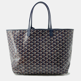 Goyard: Синяя сумка-шоппер 