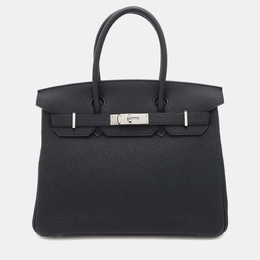 Hermes: Чёрная сумка  Birkin 30