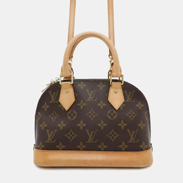 Louis Vuitton: Коричневая сумка  Alma BB