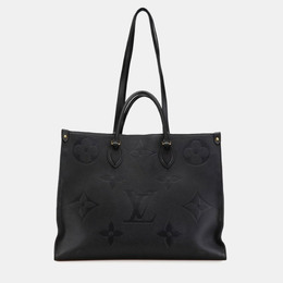 Louis Vuitton: Чёрная сумка-шоппер 