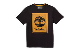 Timberland: Чёрная футболка 