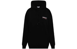 Balenciaga: Чёрная толстовка 
