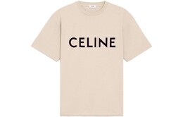 CELINE: Бежевая футболка 
