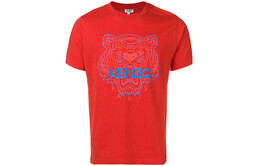 Kenzo: Зелёная футболка 