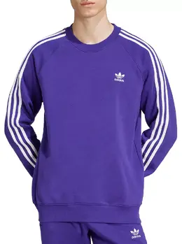 Adidas: Фиолетовая толстовка 