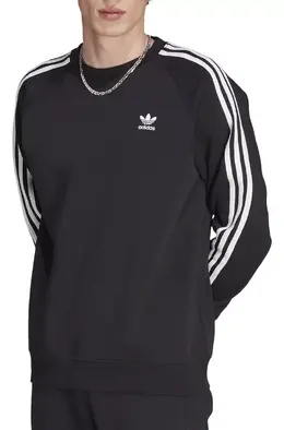Adidas: Чёрная толстовка 