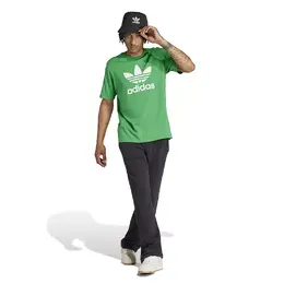 Adidas: Зелёная футболка  Adicolor