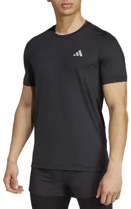 Adidas: Чёрная футболка 