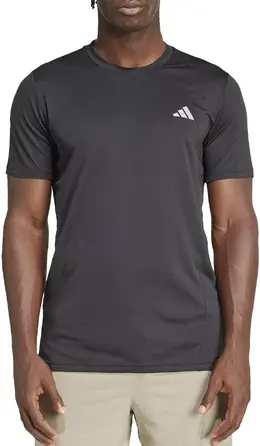 Adidas: Чёрная футболка  HEAT RDY