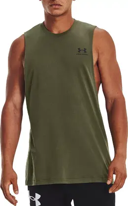 Under Armour: Зелёная майка 