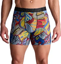 Under Armour: Голубые трусы 