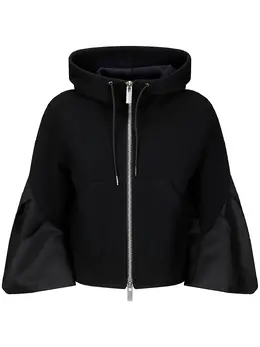 sacai: Чёрная толстовка 