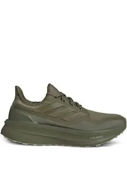 adidas: Зелёные кроссовки  UltraBoost