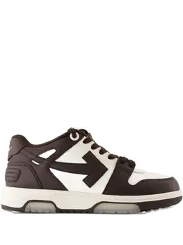 Off-White: Коричневые кроссовки  Out of Office