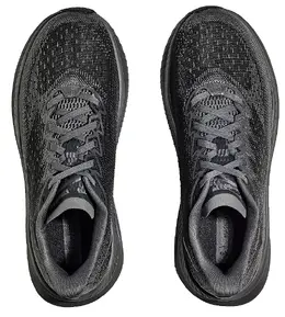 HOKA: Чёрные кроссовки 