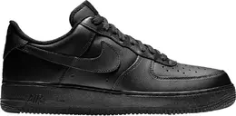 Nike: Чёрные кроссовки  Air Force 1