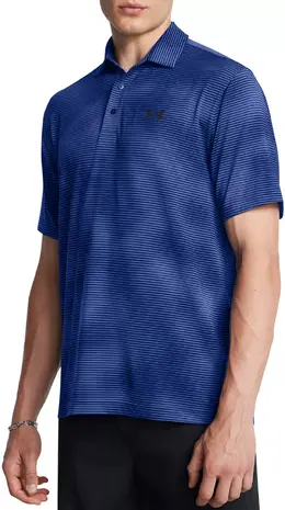 Under Armour: Голубое поло 