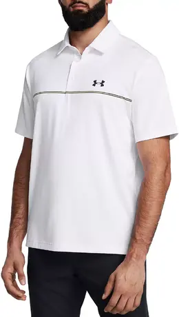 Under Armour: Белое поло 