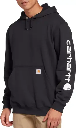 Carhartt: Чёрная толстовка 