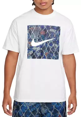 Nike: Белая футболка 