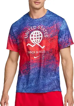 Nike: Футболка  Dri FIT с принтом