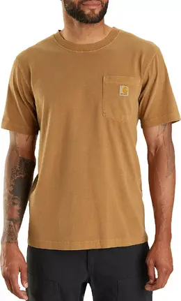 Carhartt: Коричневая футболка 