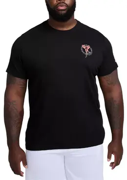 Nike: Чёрная футболка  Dri FIT