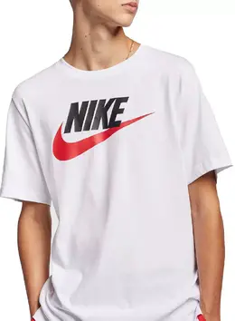 Nike: Белая футболка  Sportswear