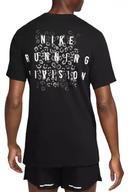 Nike: Чёрная футболка  Dri FIT