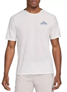 Nike: Белая футболка  Dri FIT Trail
