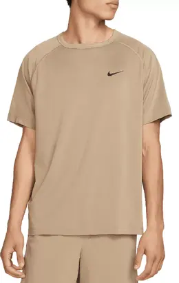 Nike: Футболка  Dri FIT цвета хаки