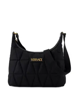 Versace: Чёрная сумка 