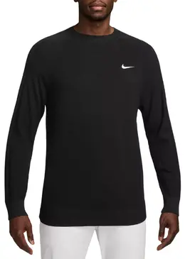 Nike: Чёрный свитер 