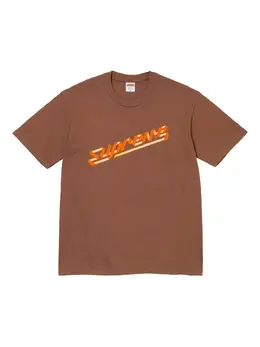 Supreme: Коричневая футболка  Banner