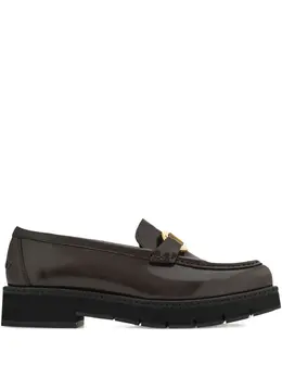 Ferragamo: Коричневые лоферы 