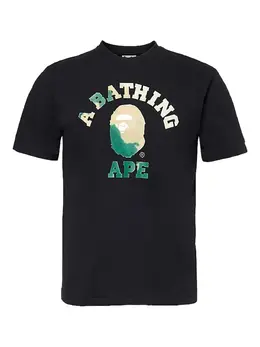 A BATHING APE®: Чёрная футболка 